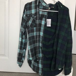 UO Recycled Button Down Flannel  (NEVER WORN)